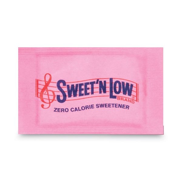 Sweet'n Low Zero Calorie Sweetener, 1 G Packet, 400 Packet/Box, 4 Box/Carton
