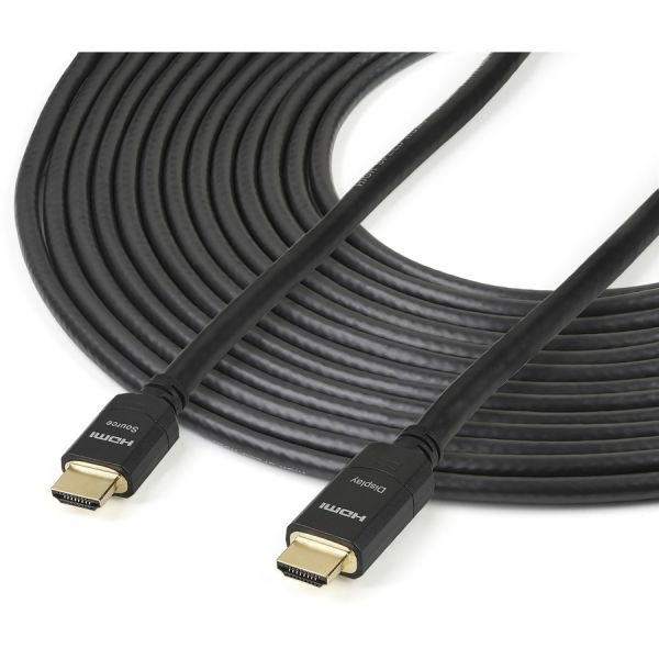66Ft (20M) Active Hdmi Cable, 4K 30Hz Uhd High Speed Hdmi 1.4 Cable With Ethernet, Cl2 Rated Hdmi Cord For In-Wall Install