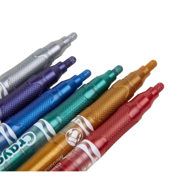 Crayola Glitter Markers, 6-Colors
