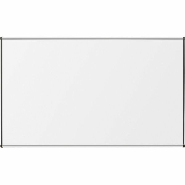 Lorell Porcelain Unframed Dry-Erase Whiteboard, 48" X 72", Satin Aluminum Frame