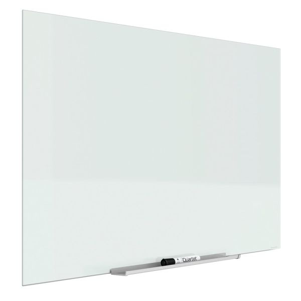 Quartet Invisamount Magnetic Unframed Dry-Erase Whiteboard, 85" X 48", White