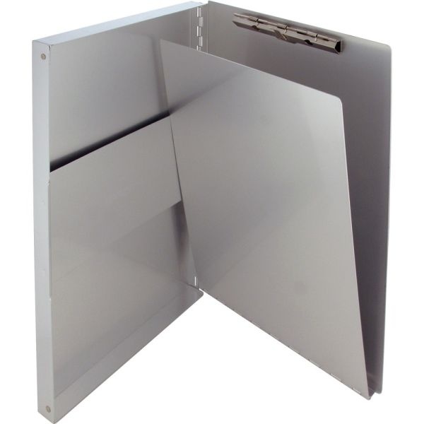 Saunders Snapaks Form Holder Storage Clipboard, Legal Size, Silver