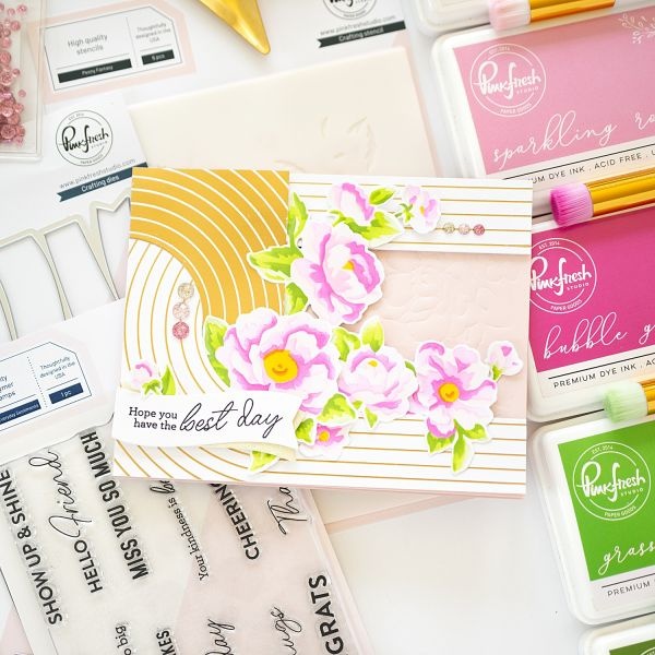 Pinkfresh Studio Stencils 4.25"X5.5" 6/Pkg