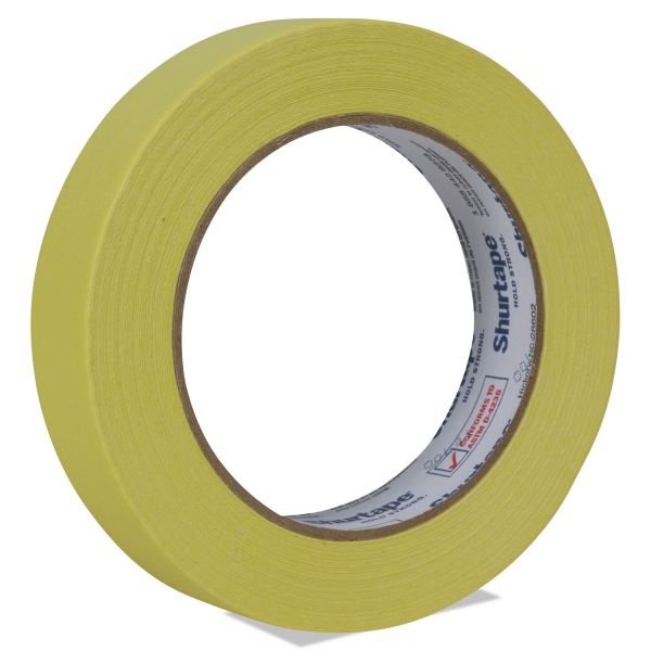 Duck Color Masking Tape, 3" Core, 0.94" X 60 Yds, Yellow