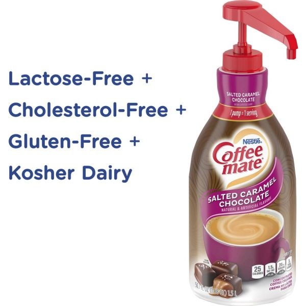 Coffee Mate Salted Caramel Chocolate Flavor Concentrated Coffee Creamer