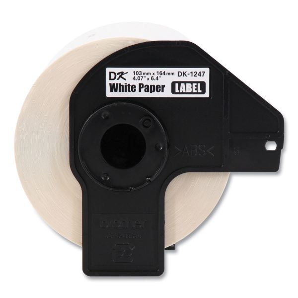 Brother Die-Cut Shipping Labels, 4.07 X 6.4, White, 180 Labels/Roll, 3 Rolls/Pack