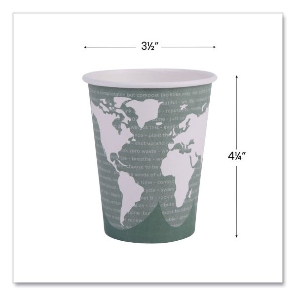 Eco-Products 12 Oz World Art Hot Beverage Cups
