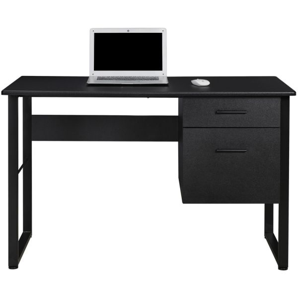 Halton 48"W Computer Desk, Black