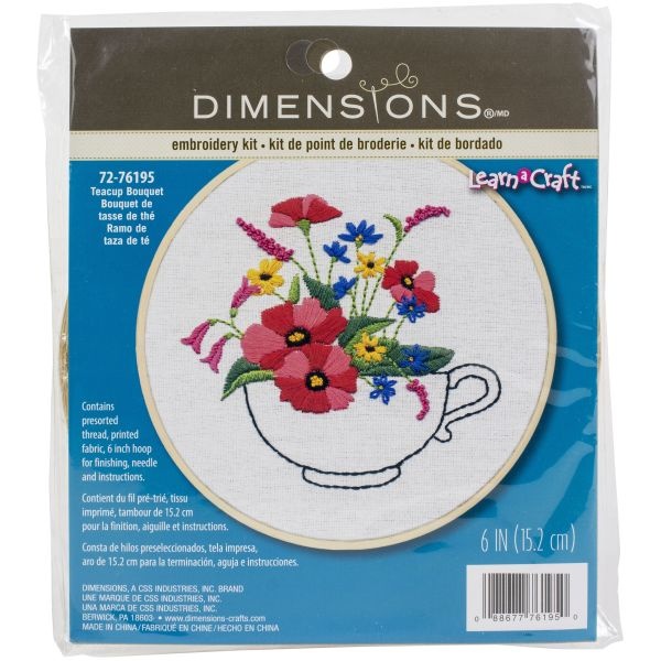 Dimensions Embroidery Kit 6" Round