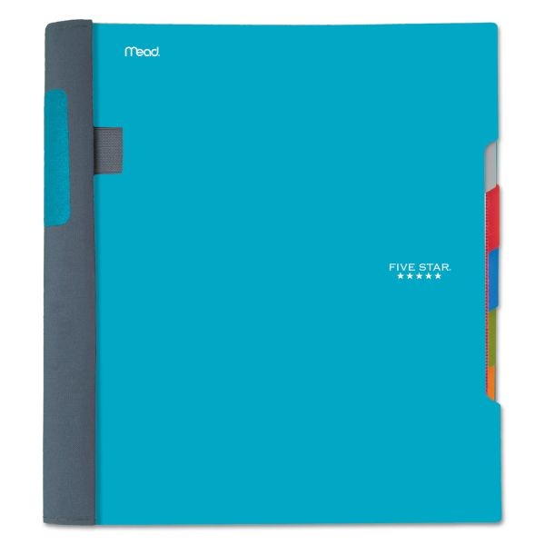 Five Star Advance Wirebound Notebook, 8-1/2" X 11-3/4", 5 Subject, College Ruled, 200 Pages (100 Sheets), Assorted Colors