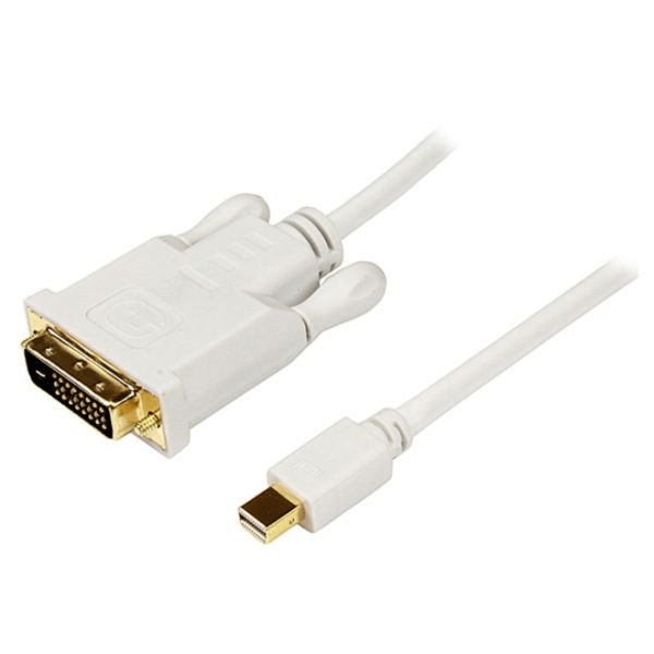 6 Ft Mini Displayport To Dvi Adapter Converter Cable - Mini Dp To Dvi 1920X1200 - White
