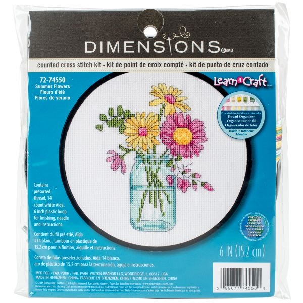 Dimensions/LearnACraft Counted Cross Stitch Kit 6" Round