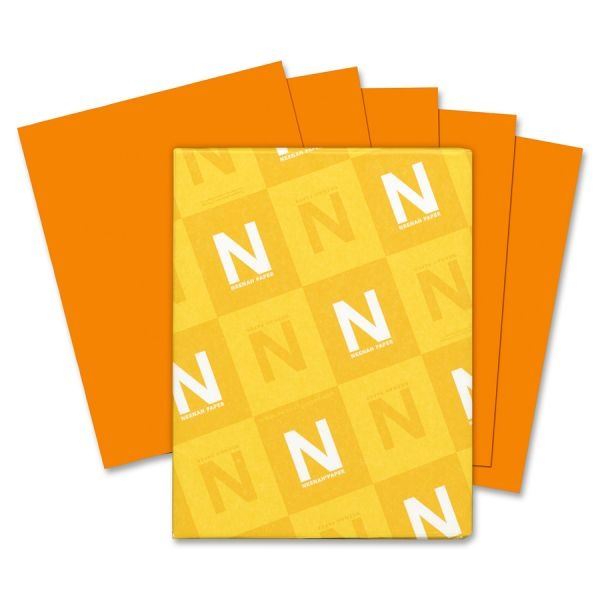 Astrobrights Color Paper, 24 Lb, 8 1/2 X 11, Orbit Orange, 500 Sheets/Ream