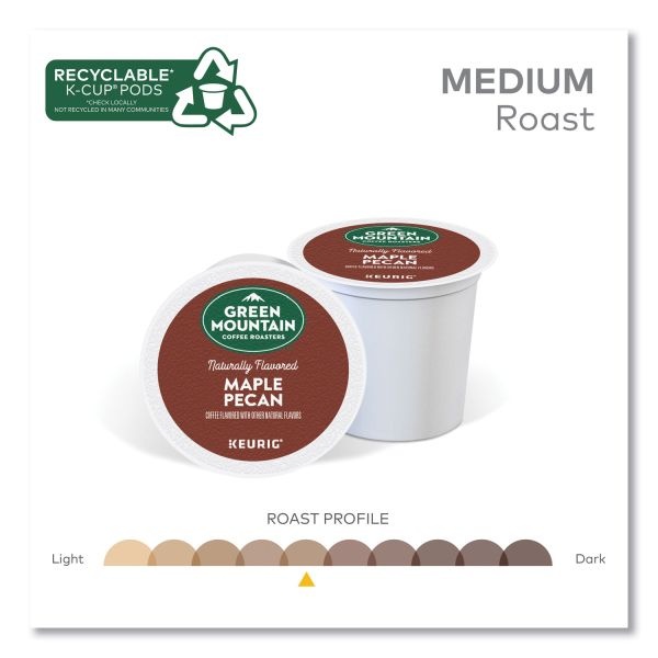 Green Mountain Coffee K-Cup Pods, Maple Pecan, 24/Box