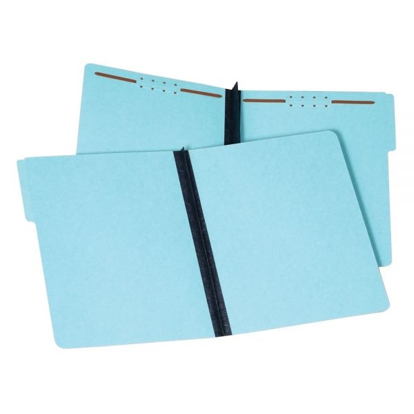 Pendaflex Pressboard Expanding Folders, 2" Expansion, 8 1/2" X 11", Letter, 100 Recycled, Blue