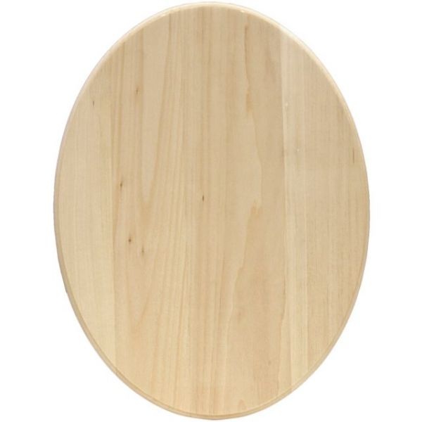 Basswood Oval Plaque