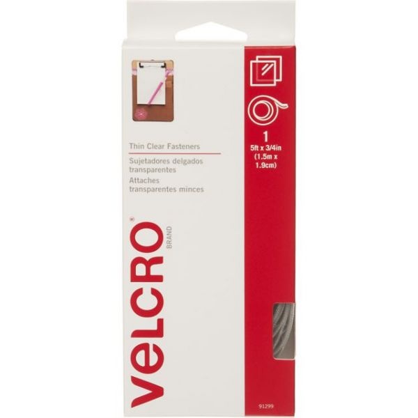 Velcro(R) Brand Thin Fasteners Tape 3/4"X5'