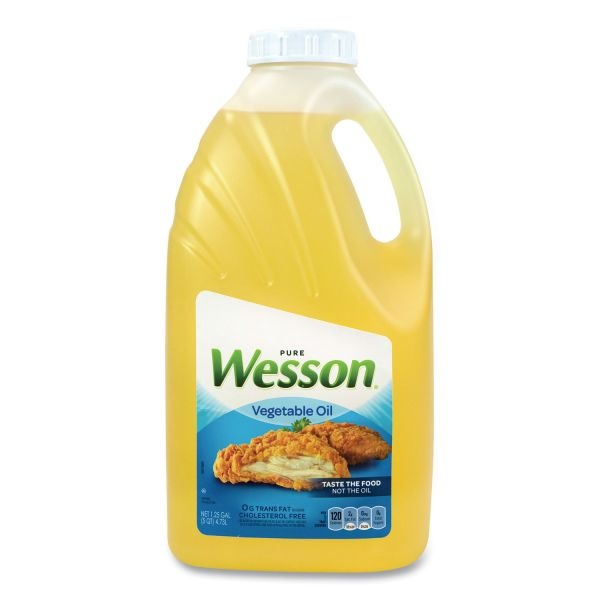 Pure Wesson Vegetable Oil, 1.25 Gal Bottle