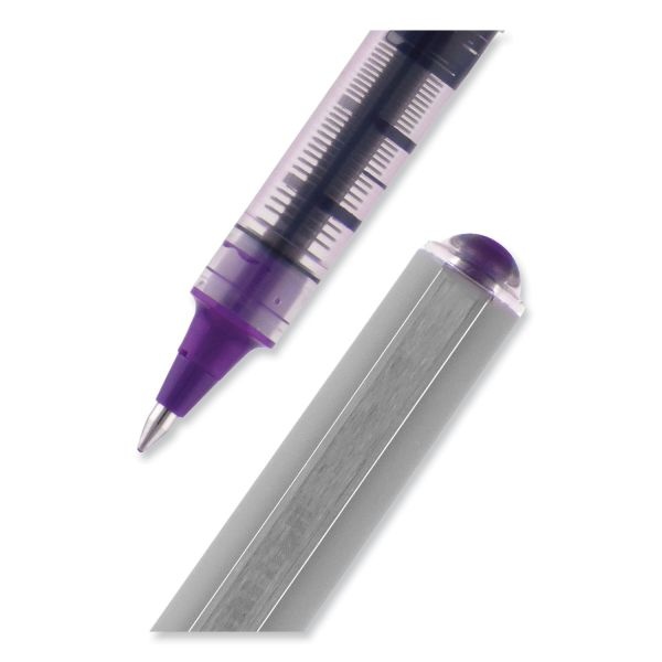 Uniball Vision Roller Ball Pen, Stick, Fine 0.7 Mm, Assorted Ink And Barrel Colors, Dozen