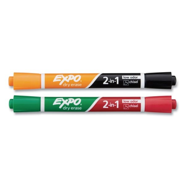 Expo 2-In-1 Dry Erase Markers