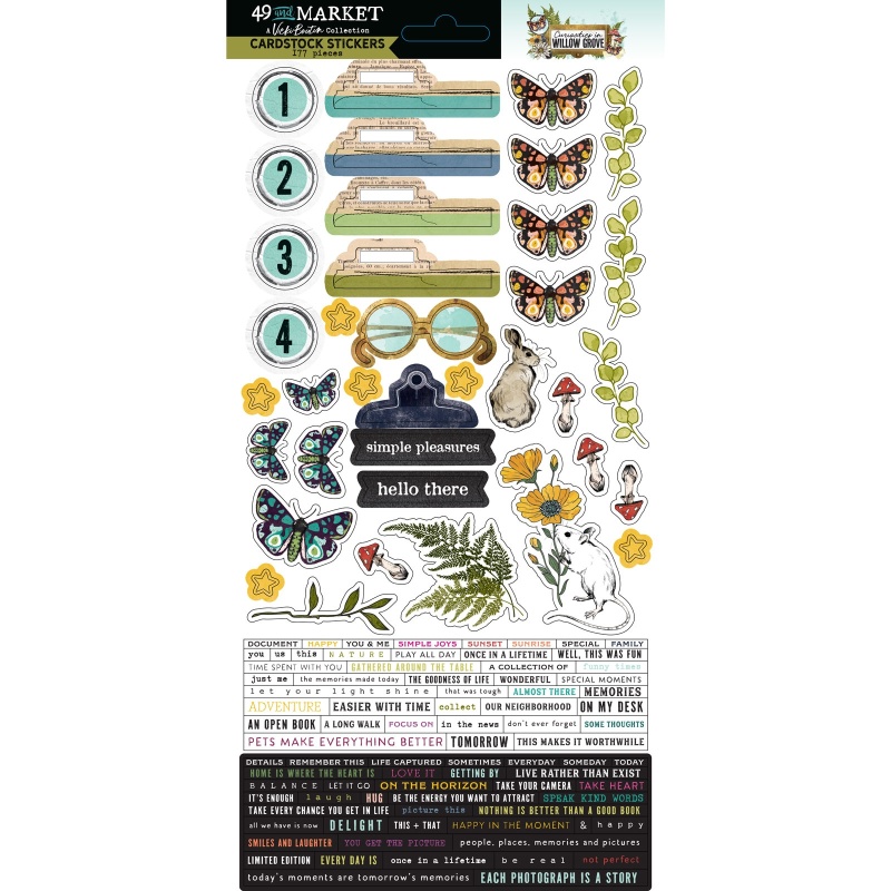 Sticker Core Market 49 And Market Cardstock Stickers