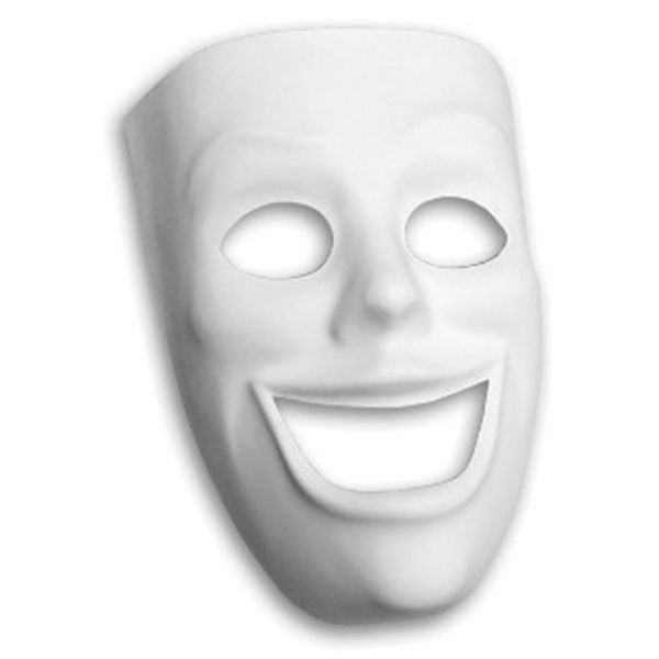 Plastic Mask 8"X7"