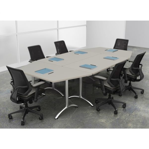 Workpro Flex Collection Rectangle Table Top, Gray