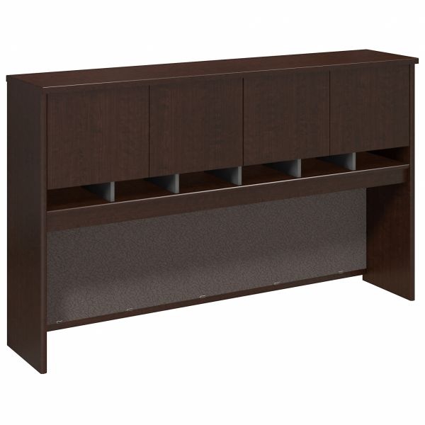 Bush Business Furniture Series C 72W 4 Door Hutch In Mocha Cherry