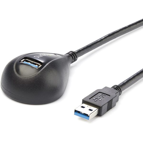 5 Ft Black Desktop Superspeed Usb 3.0 (5Gbps) Extension Cable - A To A M/f