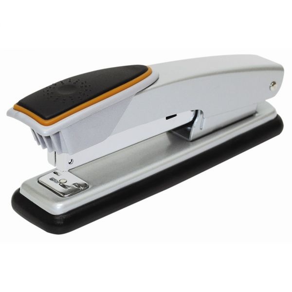 Full-Strip Metal Desktop Stapler, 25 Sheets Capacity, Silver