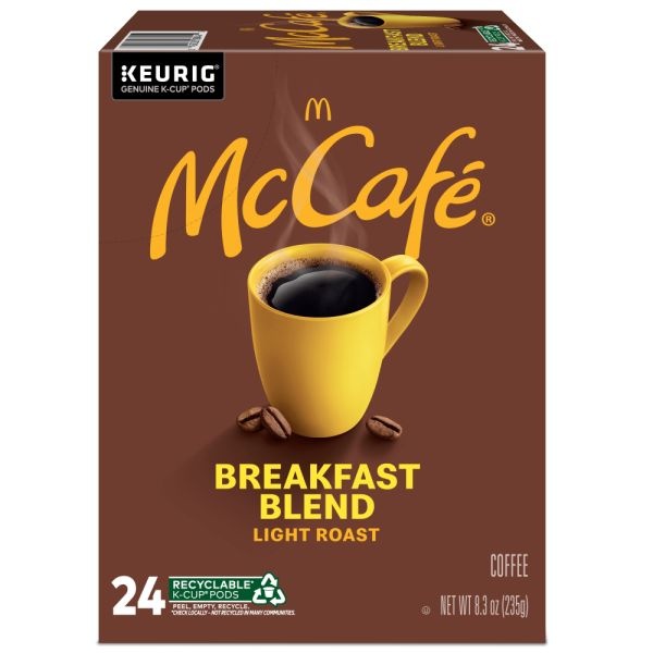 Mccafe Breakfast Blend K-Cup, 24/Bx
