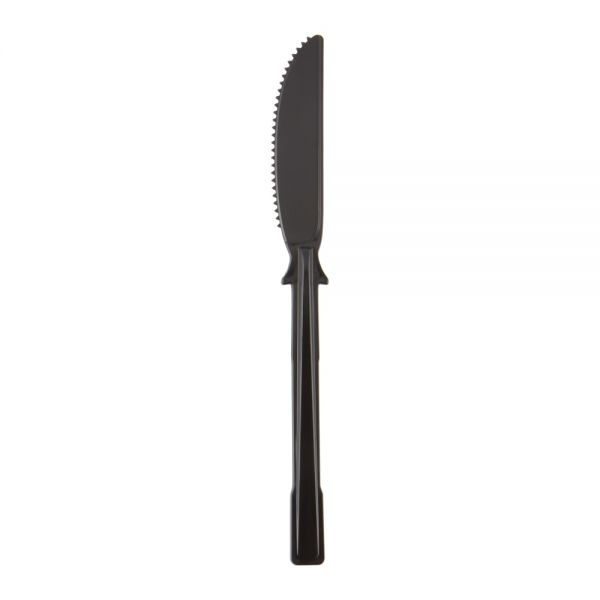 Smartstock T-Series Disposable Cutlery Refills, Polypropylene Knives, Black, 40 Knives Per Refill, Box Of 24 Refills