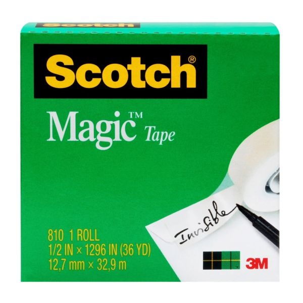 Scotch Permanent Double-Sided Tape With C40 Dispenser, 1/2 x 900