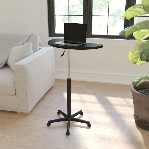 Eve Black Sit To Stand Mobile Laptop Computer Desk