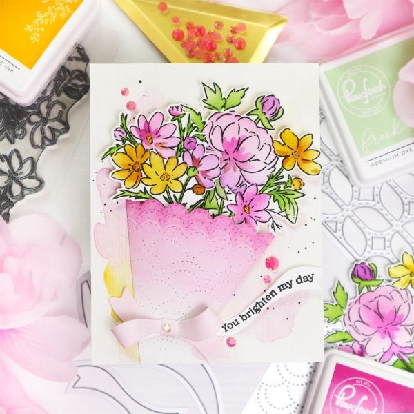 Pinkfresh Studio Stencils 4"X9" 6/Pkg