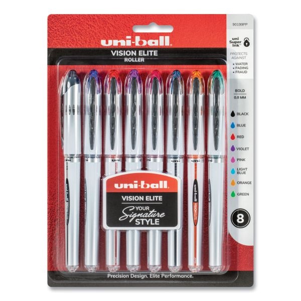 Gel Pens, Line 0,8 , Assorted Colours, 10 Asstd., 1 Pack