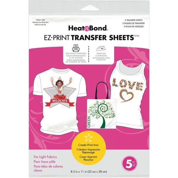 Heat'n Bond Ez Print Transfer Sheet