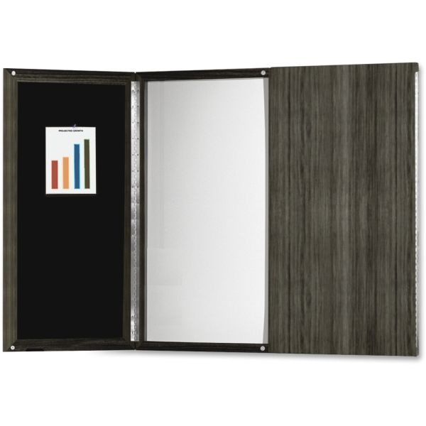 Mayline Presentation Non-Magnetic Dry-Erase Whiteboard, 48" X 48", Gray Frame