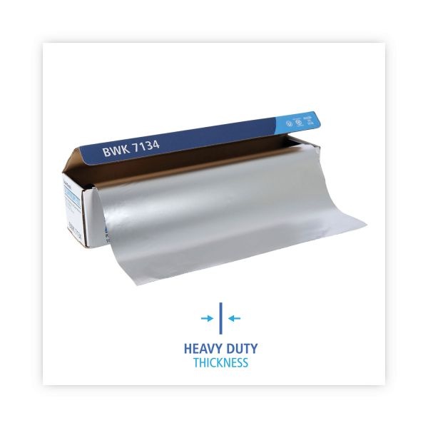 Boardwalk Heavy-Duty Aluminum Foil Roll, 18" X 500 Ft