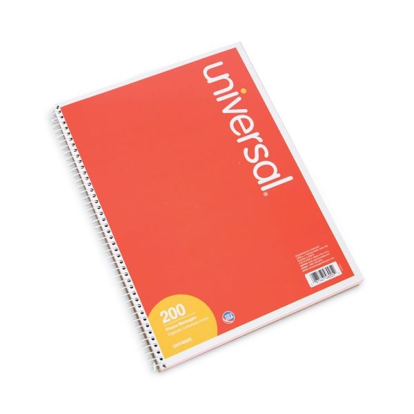 Universal Wirebound Message Books, Two-Part Carbonless, 5.5 X 3.19, 4/Page, 200 Forms