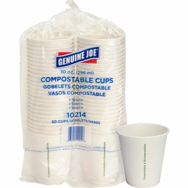 Genuine Joe 10 Oz Eco-Friendly Paper Cups