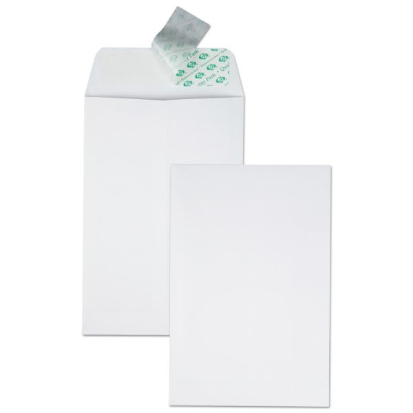 Redi-Strip #1 Catalog Envelope, Self-Adhesive, White, Box Of 100