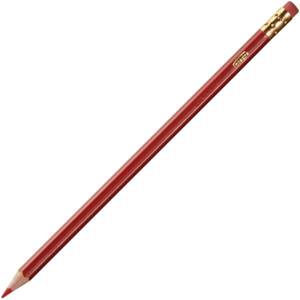 Integra Red Grading Pencil, Presharpened, Hb Lead, Pack Of 12
