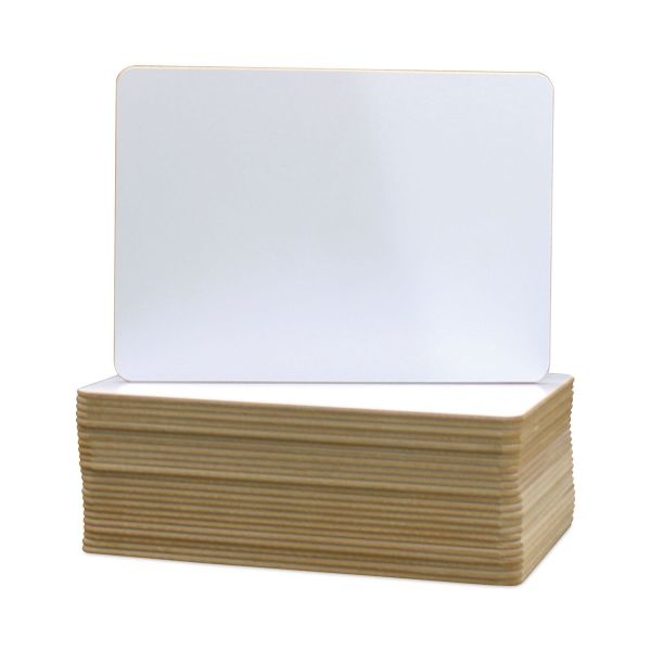 Flipside Two-Sided Dry Erase Board, 7 X 5, White Front/Back Surface, 24/Pack