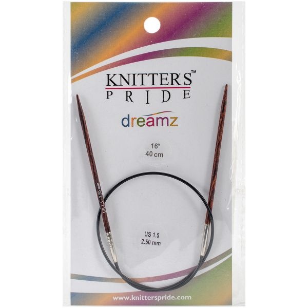 Knitter's Pride-Dreamz Fixed Circular Needles 16"