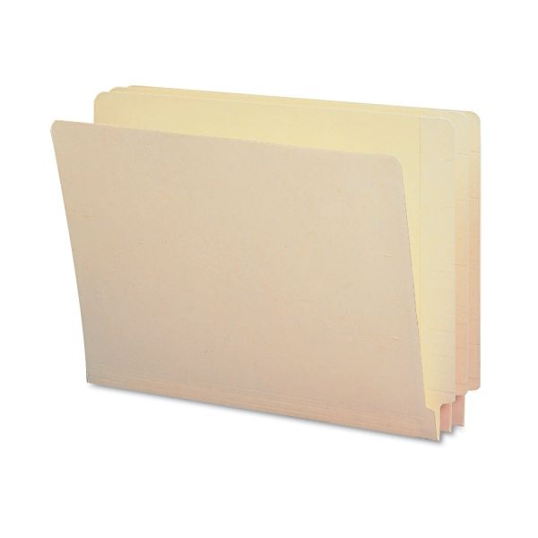 Smead End-Tab File Folders With Antimicrobial Protection, Straight Cut, Letter Size, Pack Of 100