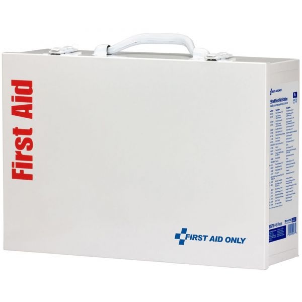 First Aid Only 2-Shelf First Aid Station, 11"H X 15 5/16"W X 4 1/2"D, White