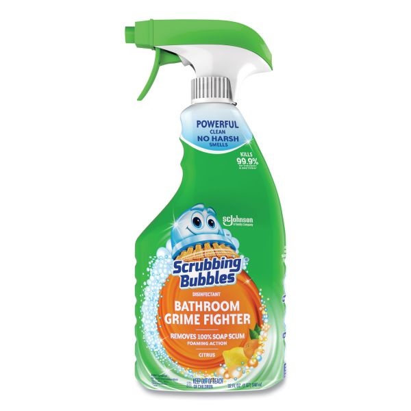 Scrubbing Bubbles Multi Surface Bathroom Cleaner, Citrus Scent, 32 Oz