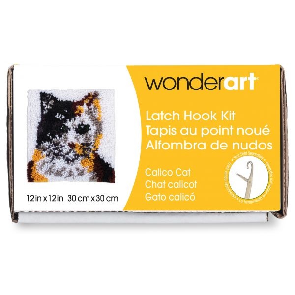 Wonderart Latch Hook Kit 12"X12"