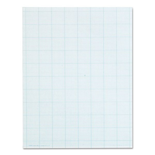 Tops Cross Section Pads, Cross-Section Quadrille Rule (10 Sq/In, 1 Sq/In), 50 White 8.5 X 11 Sheets